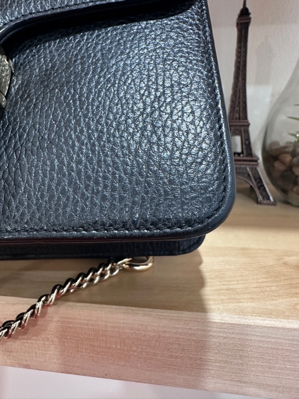 ✨ Gucci Dollar Calfskin Interlocking G Shoulder Bag – Black | Classic & Timeless - Picture 16 of 16